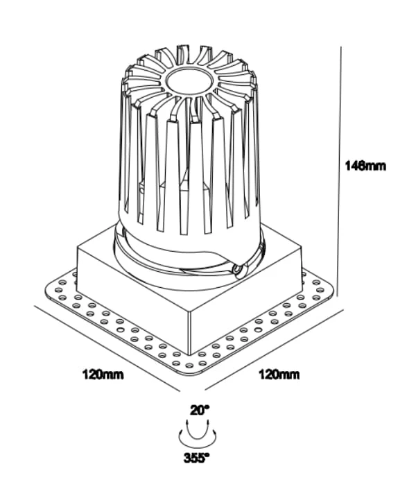 sincerelux Luxury Hotel Downlight  sd0074